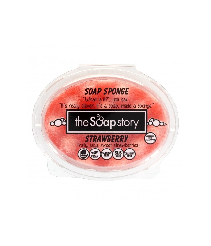 Savon éponge Strawberry