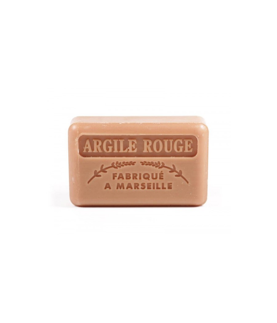 Savonnette Marseillaise Argile rouge - 125g 