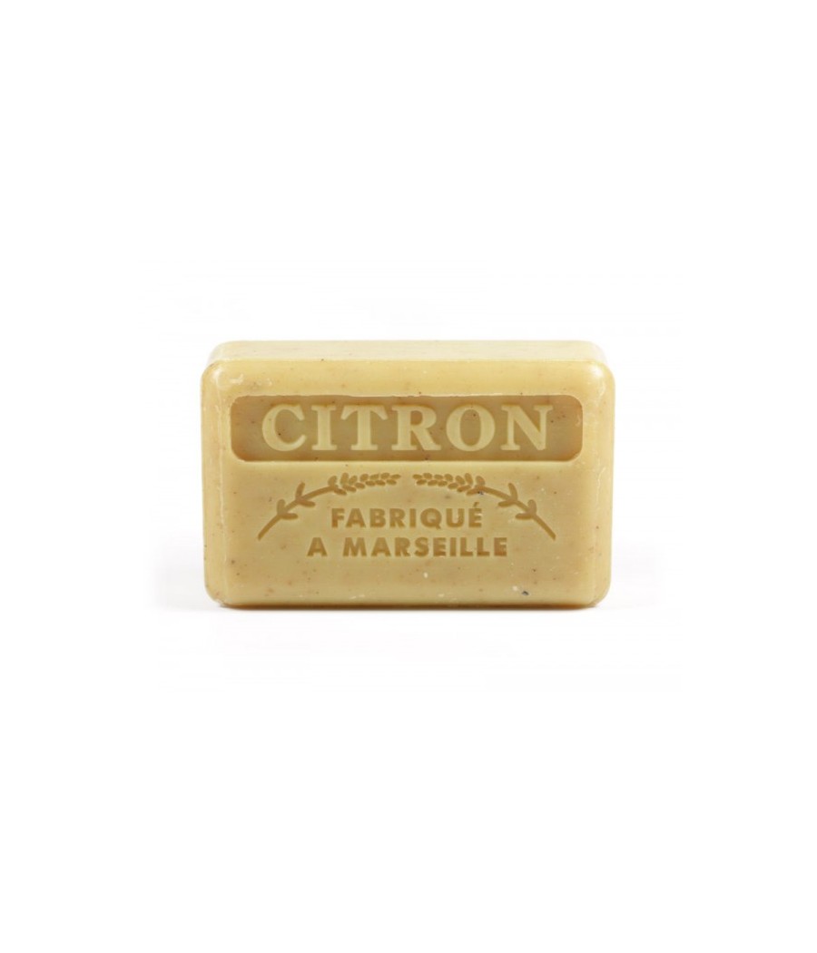 Savonnette Marseillaise Citron broyé - 125g 