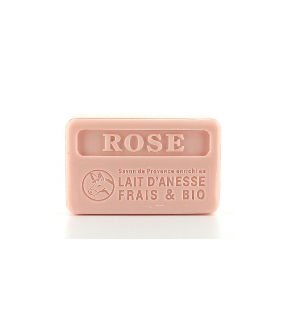 Savon rose au lait d'ânesse Frais & BIO - 100g 