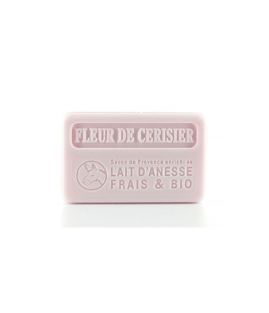 Savon fleur de cerisier au lait d'ânesse Frais & BIO - 100g 