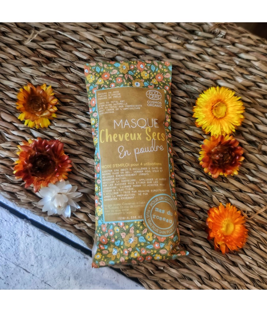 Masque en poudre cheveux secs - MAS DU ROSEAU