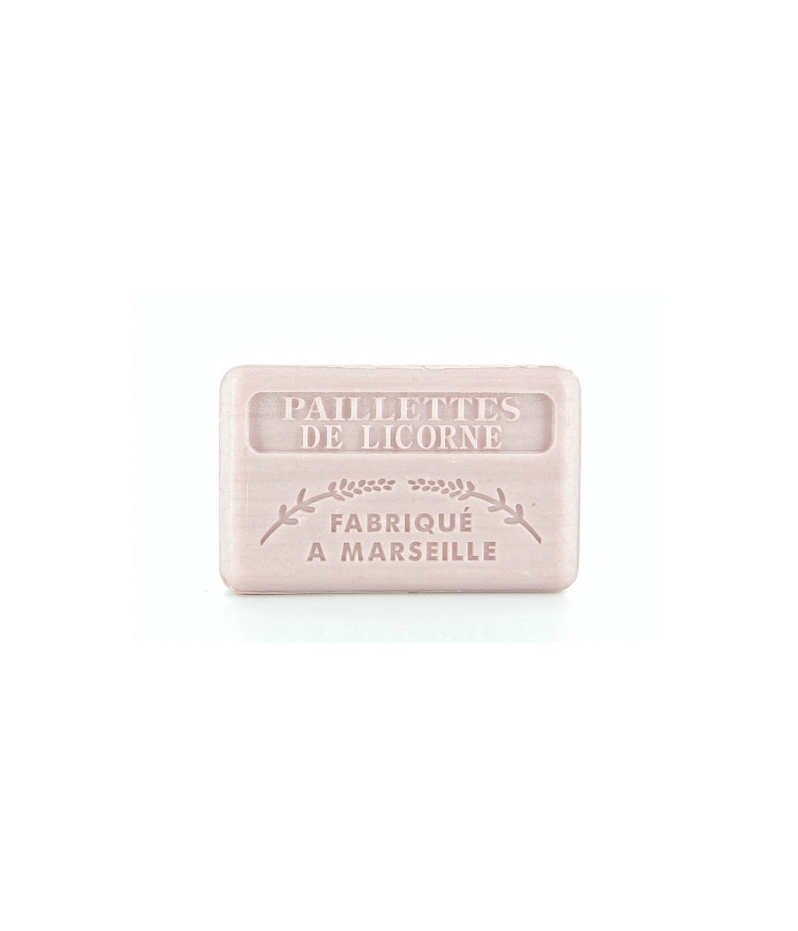 Savonnette Marseillaise Paillette de Licorne - 125g   