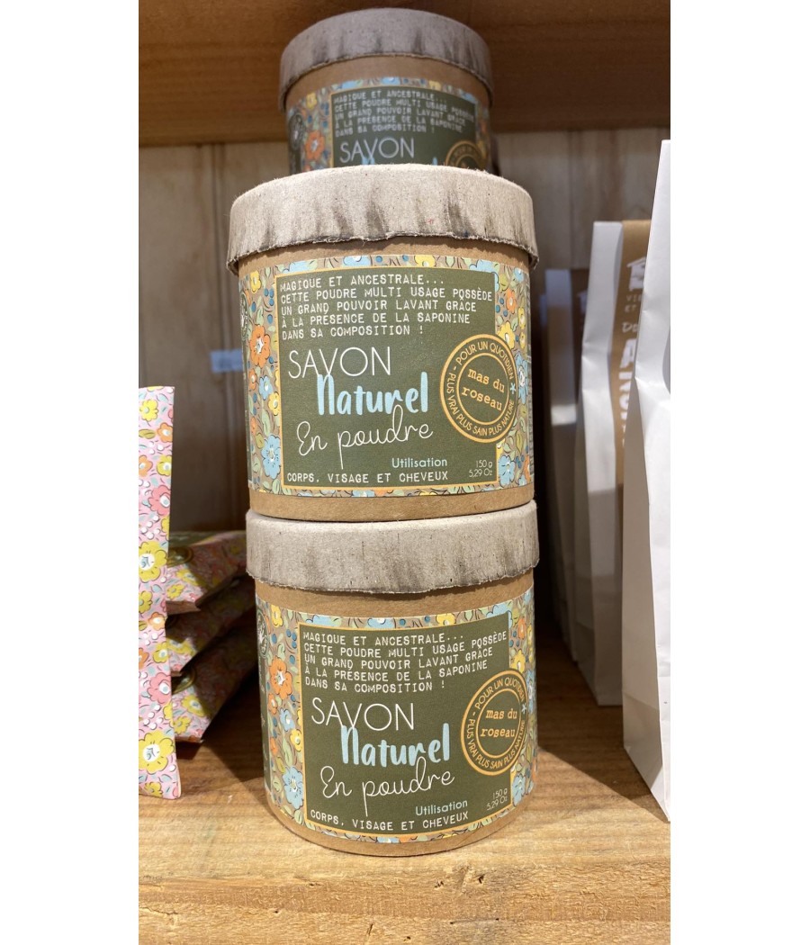 Savon naturel en poudre Ghasoul - MAS DU ROSEAU