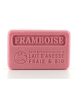 Savon framboise au lait d'ânesse Frais & BIO - 100g 