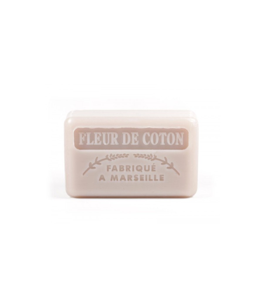 Savonnette Marseillaise Fleur de coton - 125g 