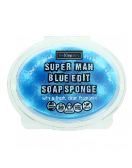 Savon éponge Super Man Blue