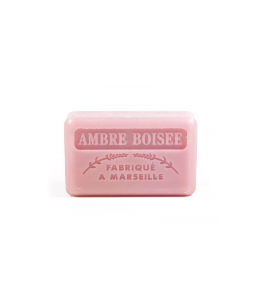 Savonnette Marseillaise Ambre boisée - 125g 