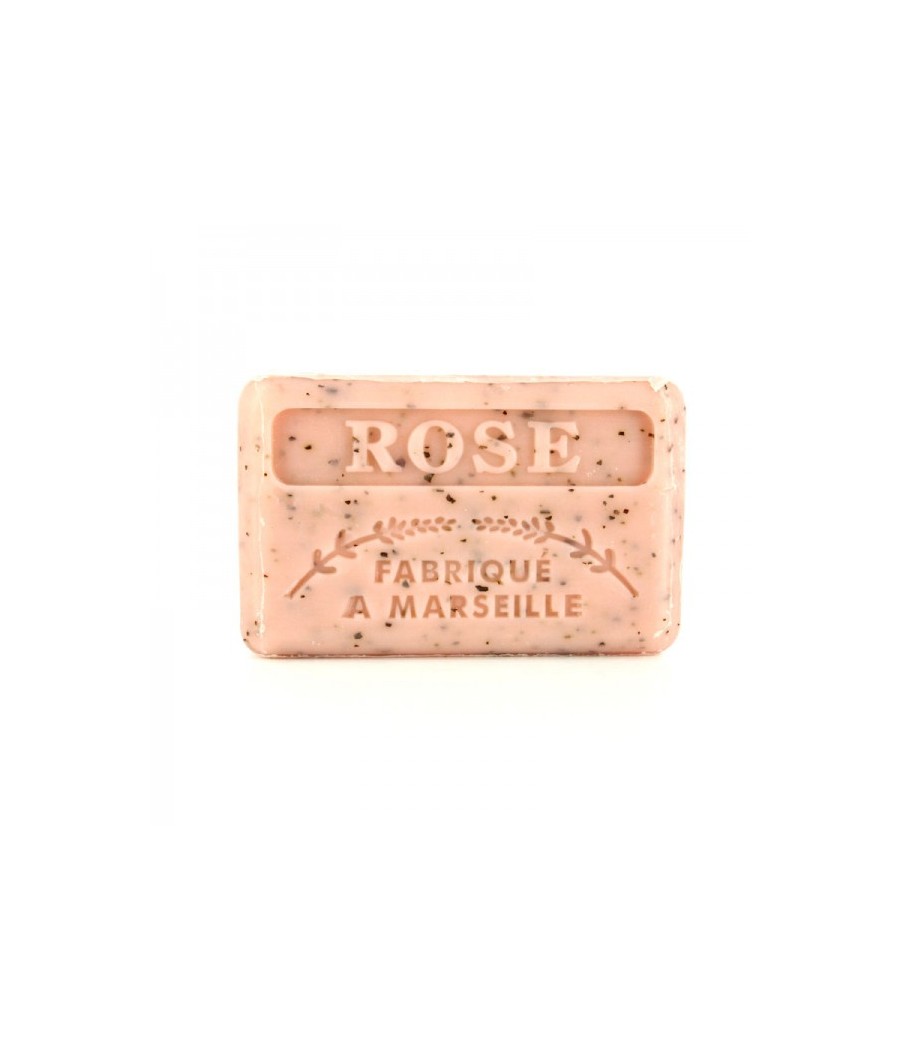 Savonnette Marseillaise Rose broyée - 125g