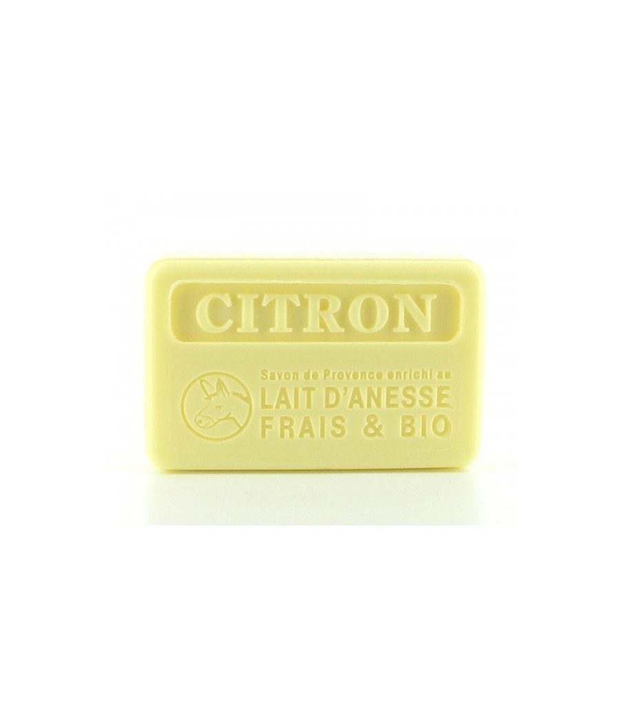 Savon citron au lait d'ânesse Frais & BIO - 100g 