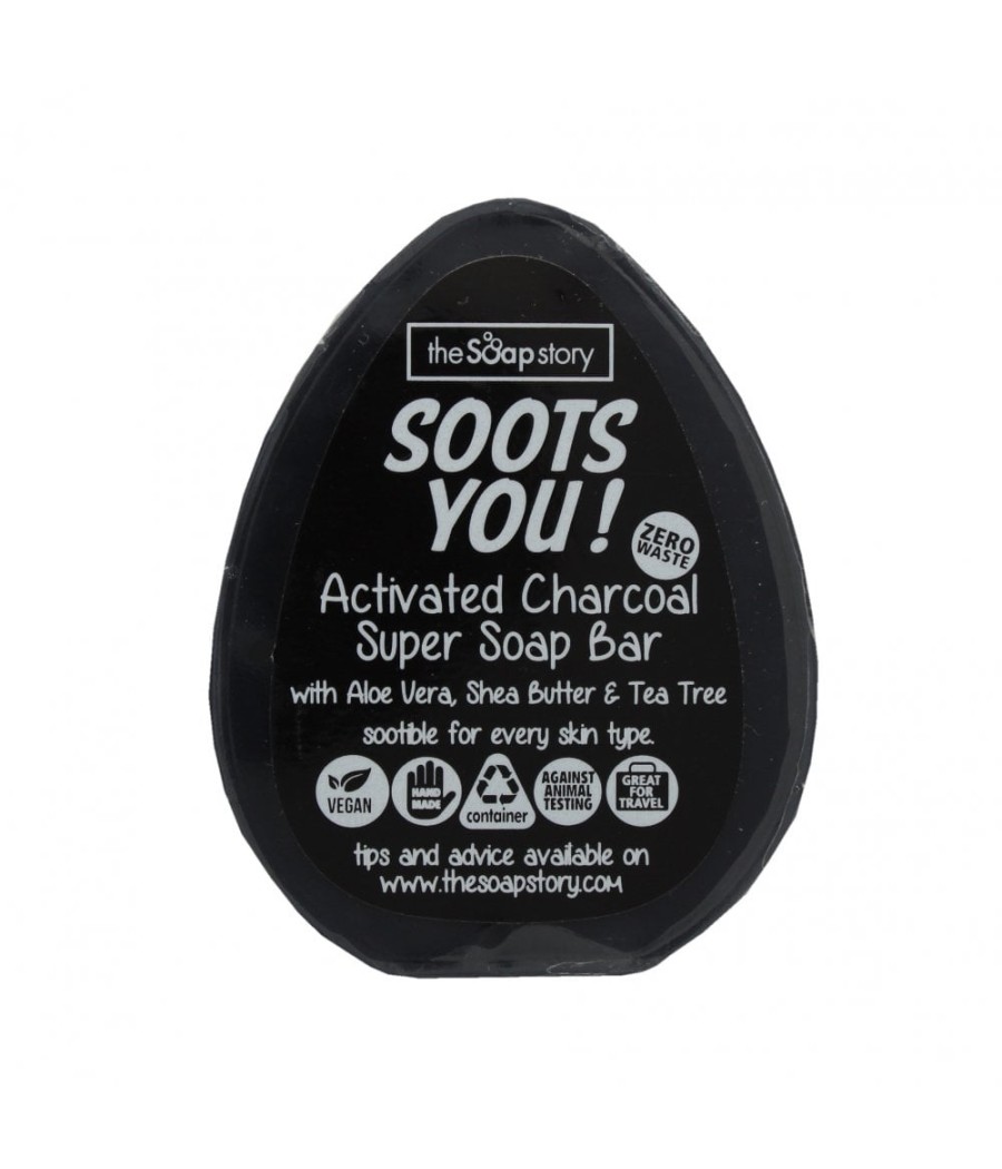 Barre de savon au charbon actif - Soots You - 100g